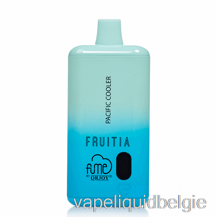 Vape-vloeistof Fruitia X Fume 8000 Wegwerp Pacific-koeler